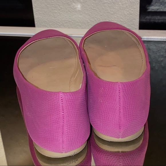 Fuschia Ballet Flats - Picture 4 of 10